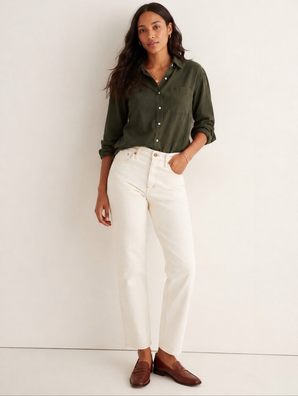 Madewell Tomboy Straight Jeans Size 25 White Ivory Fair Trade Certified